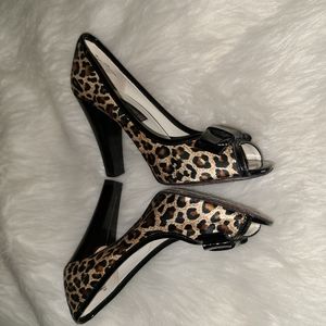 Steven by Steve Madden S. 8 Leopard Print Fabric